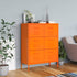 Lady Jillian -  Drawer Cabinet Orange 80x35x101,5 cm Steel